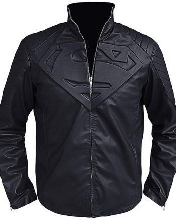 Superman Black Leather Jacket