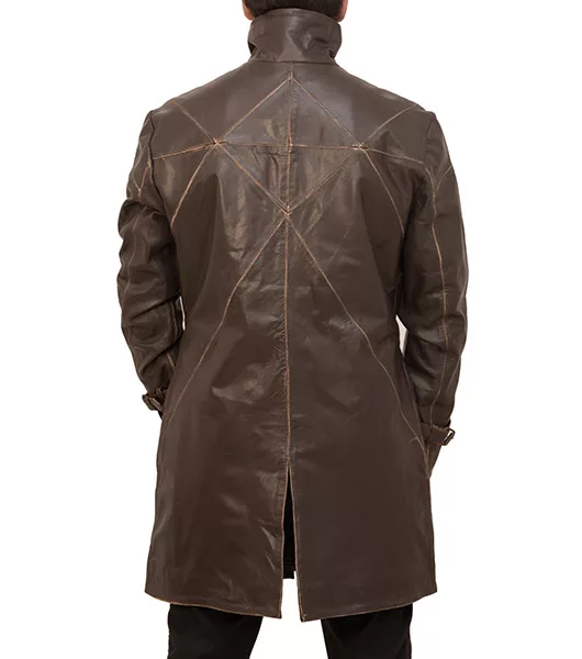 Watch Dog Brown Trench Coat (2)
