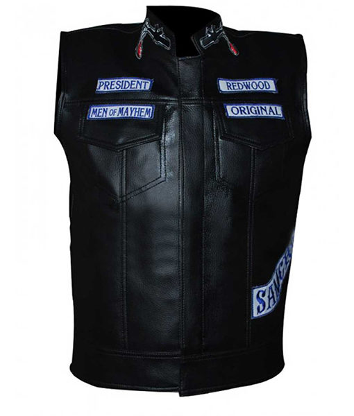 Charlie Hunnam Sons of Anarchy Leather Vest