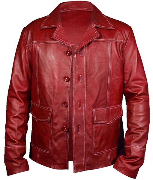 Fight Club Tyler Durden Jacket Brad Pitt Leather Jacket