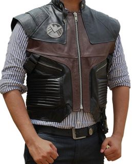 Jeremy Renner Avengers Hawkeye Leather Vest