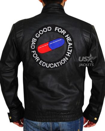 Akira Kaneda Capsule Black Pill Biker Leather Jacket