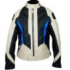 Soldier 76 Leather Jacket Gray front