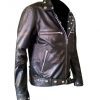 Fallout 3 Tunnel Snakes Rule Distressed Leather Jacket