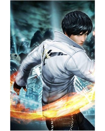 Kyo Kusanagi The King of Fighters World White Leather Jacket
