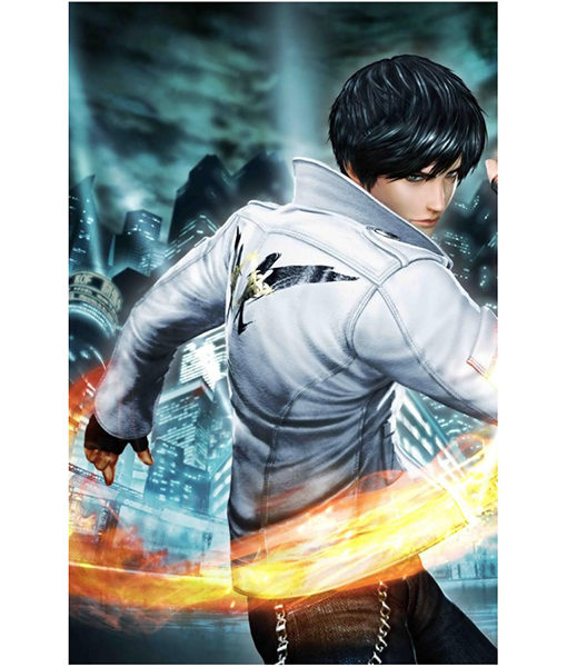 Kyo Kusanagi The King of Fighters World White Leather Jacket