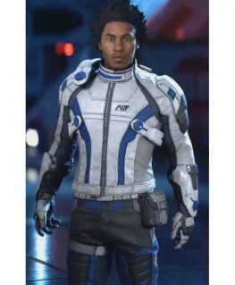 Mass Effect Andromeda: Liam Kosta White Leather Jacket