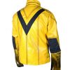 Men’s Reverse Flash Eobard Thawne Zoom Yellow Lightning Leather Jacket