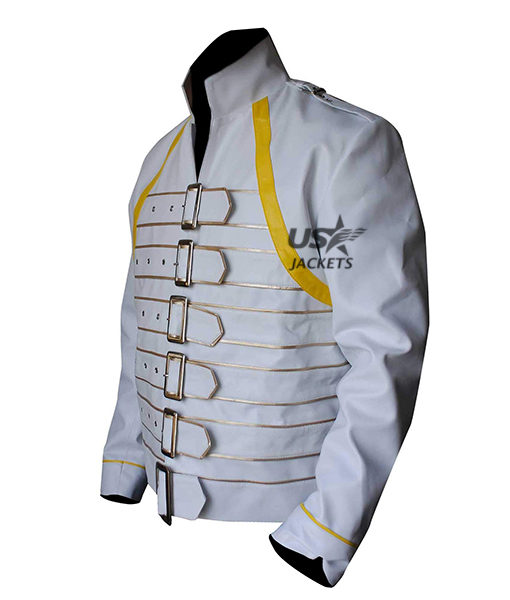 Freddie Mercury Leather Jacket Freddie Mercury Yellow Jacket