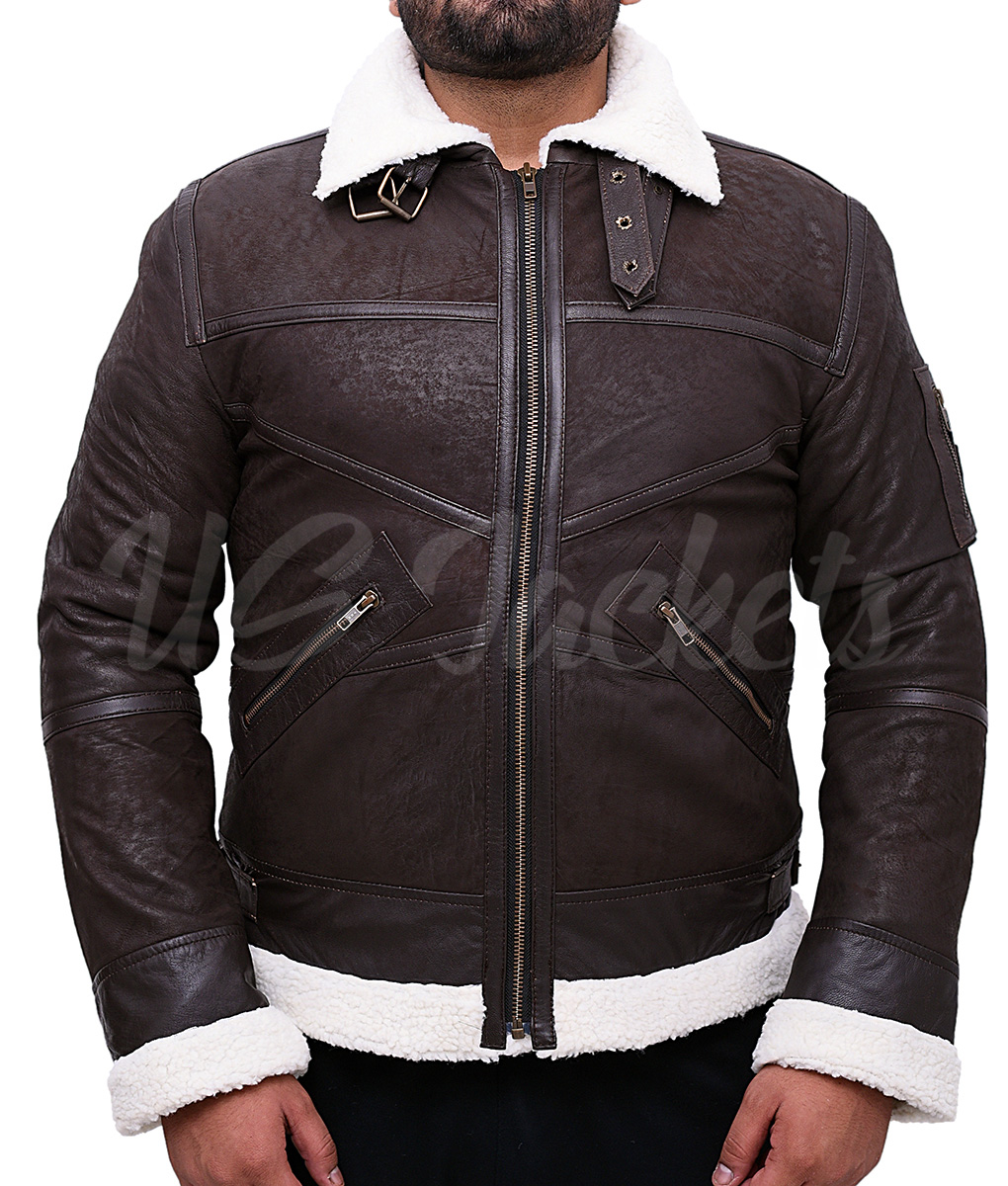 power kanan jacket - 50 cent shearling jacket