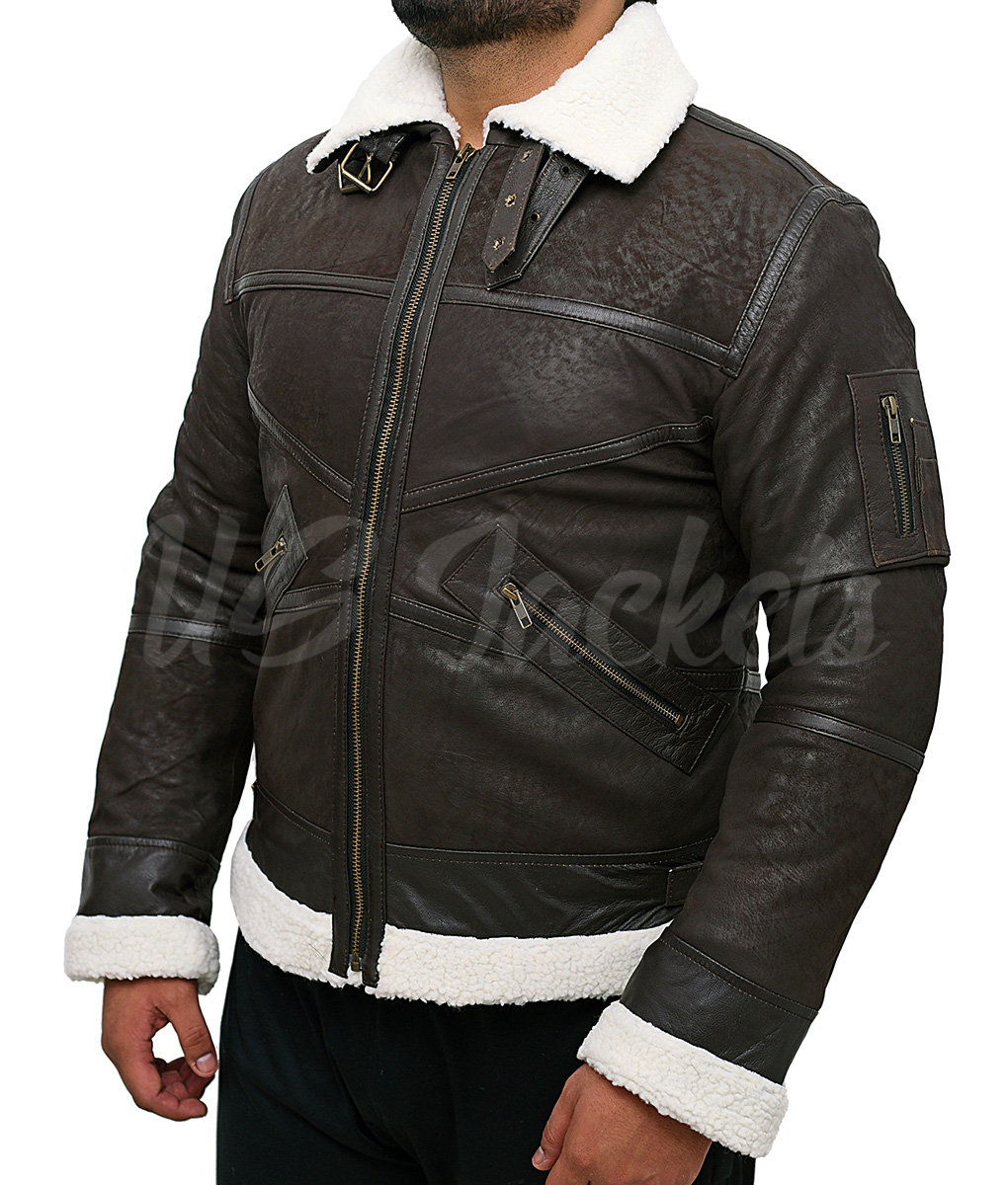 power kanan jacket - 50 cent shearling jacket