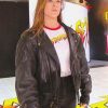 WWE Ronda Rousey Bomber Leather Jacket