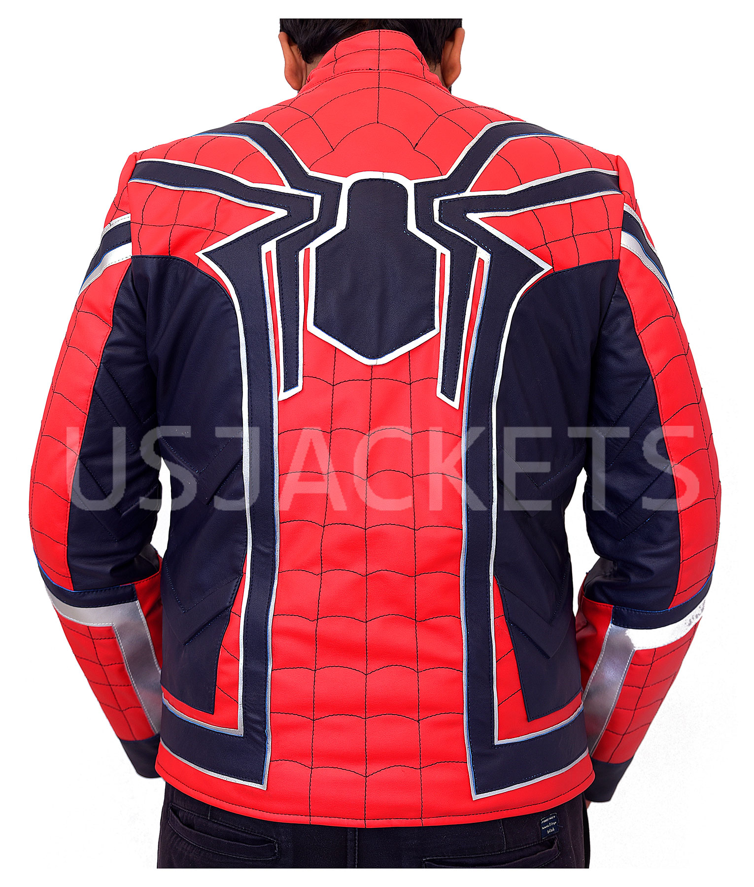 Spiderman Red Leather Jacket (3)
