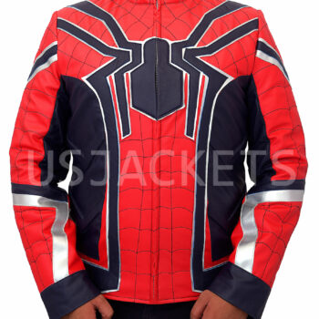 Spiderman Avengers Infinity War Tom Holland Leather Jacket