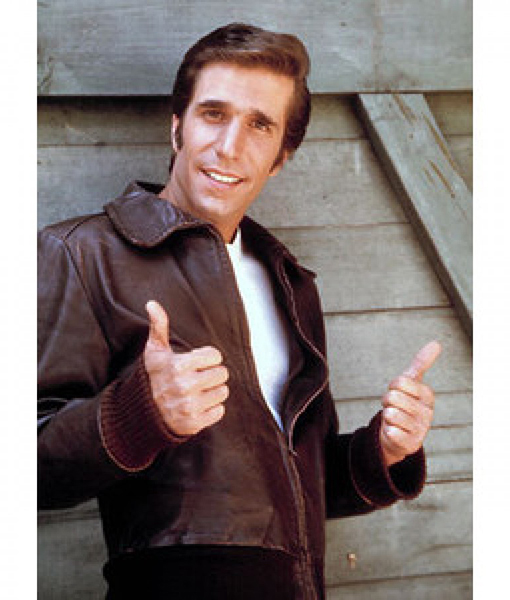 Fonzie Happy Days Henry Winkler Leather Jacket