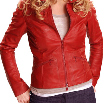 Red Emma Swan Once Upon A Time Leather Jacket