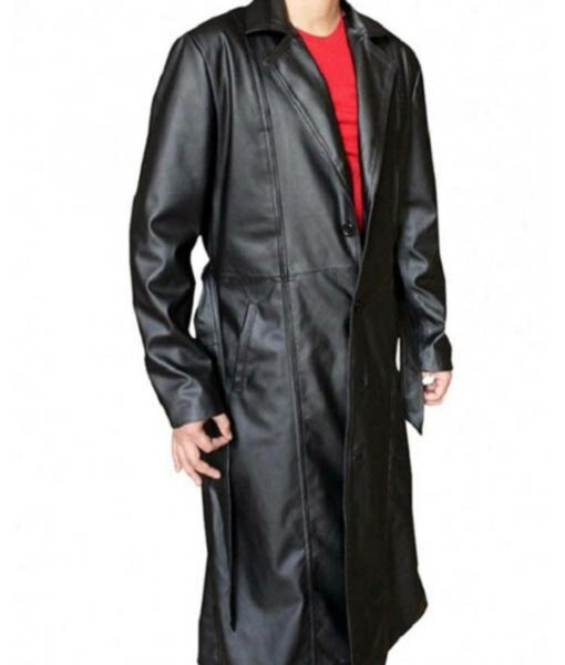 Blade Wesley Snipes Black Trench Leather Coat8