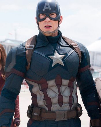 Avengers Endgame Civil Captain America Leather Jacket