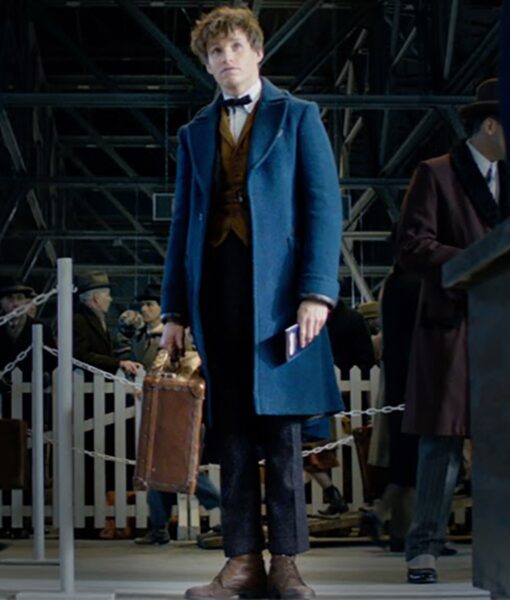 Newt Scamander Fantastic Beasts and Where to Find Them Blue Trench Coat