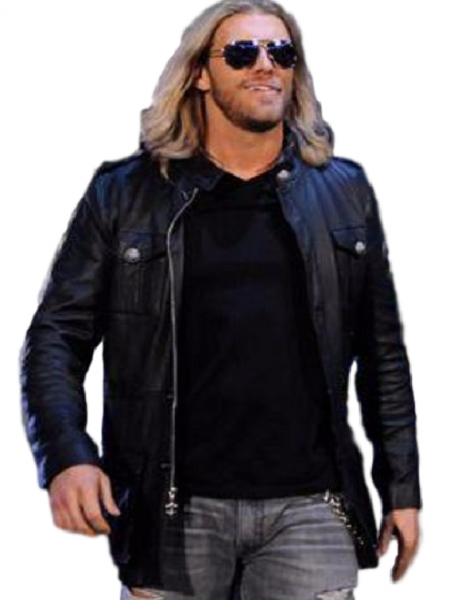 WWE Edge Black Leather Jacket