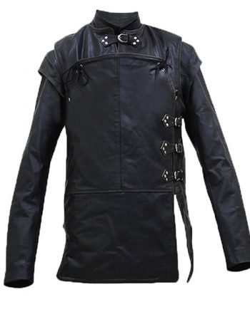 GOT ‘s Kit Harington Black Leather Jacket