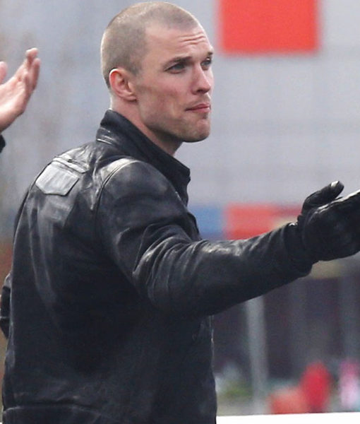 Ajax Deadpool Ed Skrein Leather Jacket
