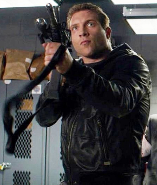 Terminator Genisys Kyle Reese Leather Jacket with Hoodie