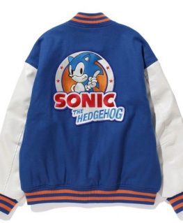 Sonic Hedgehog Jacket | Varsity Style Jacket