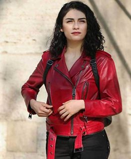 The Protector Zeynep Erman Red Jacket