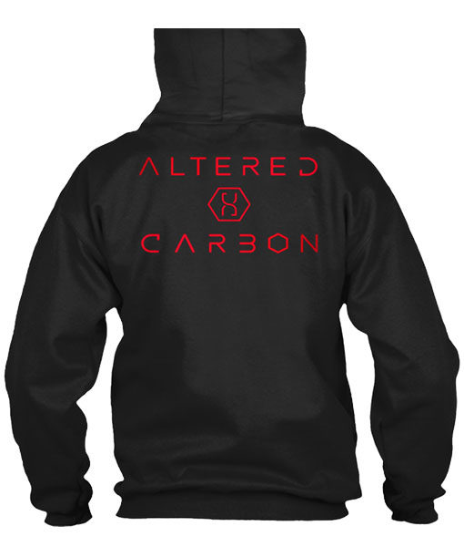 Altered Carbon Black Cotton Hoodie