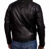 Batman Begins Christian Bale Jacket | Bruce Wayne Batman Black Leather Jacket