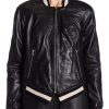 Dare Me Willa Fitzgerald Leather Jacket | Colette French Bomber Jacket