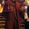Doctor Who Season 12 Sacha Dhawan Woolen Coat | The Master Maroon Coat