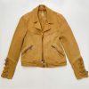 Feel Good Denim Jacket | Womens Yellow Denim Jacket