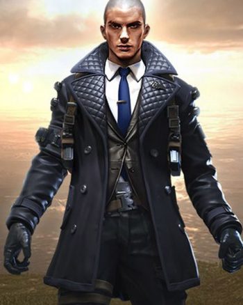Free Fire Rafael Quilted Leather Coat