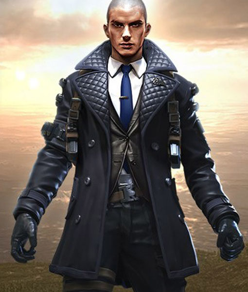 Free Fire Rafael Quilted Leather Coat