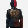 Harley Quinn Daddy’s Lil’ Monster Quilted Leather Jacket With Hood