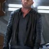 Legends of Tomorrow Dominic Purcell Jacket | Mick Rory Black Padded Leather Sleeves Jacket