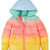 No Time To Die Ombre Jacket | Madeleine Swann Hooded Puffer Jacket