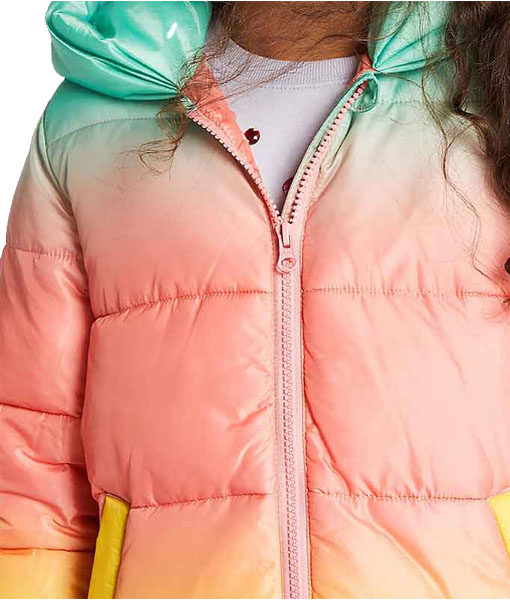 No Time To Die Ombre Puffer Jacket