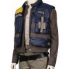 Star Wars Rogue One Captain Diego Luna Blue Vest | Cassian Andor Pilot Vest