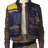Star Wars Rogue One Captain Diego Luna Blue Vest | Cassian Andor Pilot Vest
