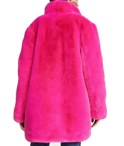 Taylor Swift Miss Americana Pink Fur Coat-3