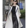 The Intern Anne Hathaway Coat | Jules White Trench Coat
