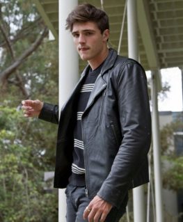 The Kissing Booth 2 Noah Flynn Leather Jacket