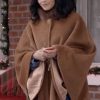 The Knight Before Christmas Vanessa Hudgens Coat | Brooke Brown Woolen Coat