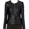 Dana Buchman Leather Jacket | Leather Jacket | USJackets
