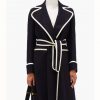 Dynasty S03 Fallon Carrington Coat | Elizabeth Gillies Cotton Trench Coat