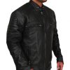 Riverdale Chuck Clayton Jacket | Jordan Calloway Café Racer Leather Jacket