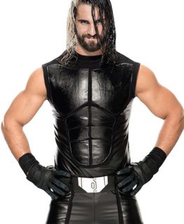 Seth Rollins Leather Vest